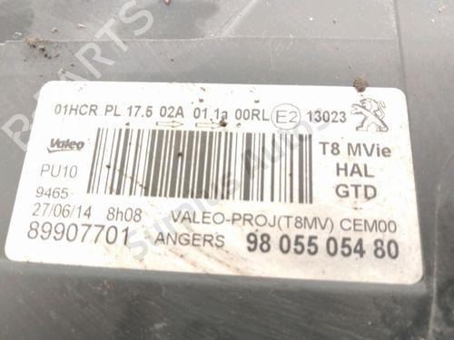 Left headlight PEUGEOT 3008 I MPV (0U_) 1.6 HDi | BP29321687C28 