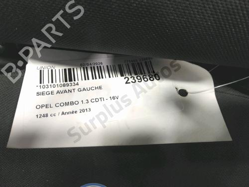 Left front seat OPEL COMBO Box Body/MPV (X12) 1.3 CDTI (B05) | BP33750464C15 - Image 3