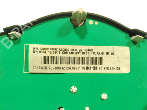 Instrument cluster CITROËN C3 I (FC_, FN_) 1.4 HDi | BP28230592C47 