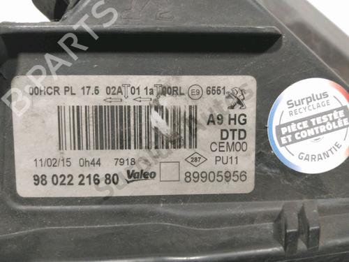 Right headlight PEUGEOT 208 I (CA_, CC_) 1.4 HDi | BP29859778C29