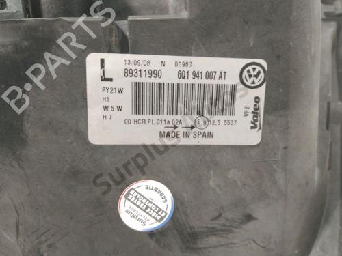 Left headlight VW POLO IV (9N_, 9A_) 1.4 TDI | BP30918986C28