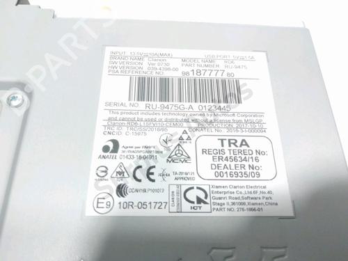 Radio CITROËN C3 III (SX) 1.2 THP 110 (SXHNPS, SXHNZT, SXHNZ6) | BP28232203E6 - Image 4