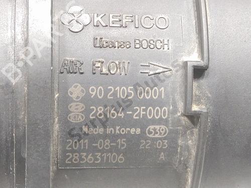 Mass air flow sensor KIA SORENTO II (XM) 2.2 CRDi 4WD | BP36962780M95 - Image 3