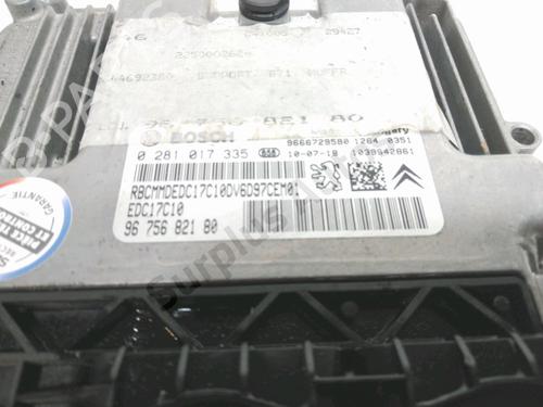Engine control unit (ECU) CITROËN C4 II (NC_) 1.6 HDi 90 | BP37762983M57 - Image 3