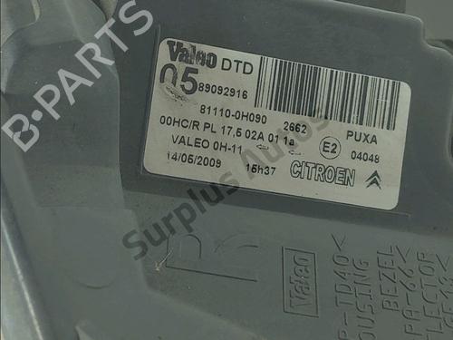 Right headlight CITROËN C1 (PM_, PN_) | BP36764948C29 - Image 3