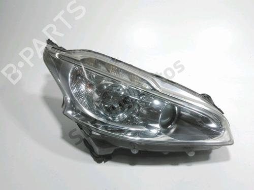 Højre forlygte PEUGEOT 208 I (CA_, CC_) 1.4 HDi (68 hp) 31664362