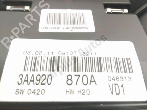 Instrument cluster VW PASSAT B7 Variant (365) 2.0 TDI | BP37769459C47 - Image 3