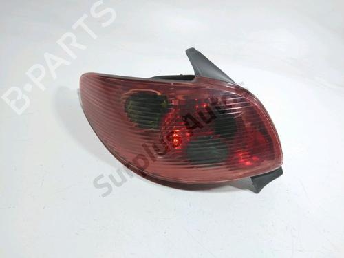 Used Left taillight Left taillight PEUGEOT 206 Hatchback (2A/C) 1.4 HDi eco 70 (68 hp) 34617421 34617421