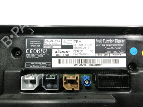Display monitor RENAULT MEGANE III Coupe (DZ0/1_) 1.6 dCi (DZ00, DZ12, DZ2A, DZ13) | BP28229780C48 