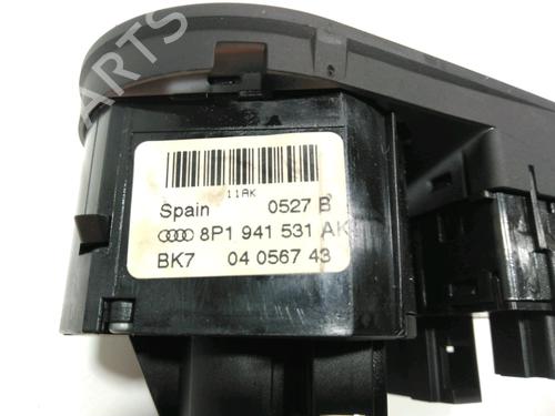 Headlight switch AUDI A3 Sportback (8PA) 2.0 TDI | BP28228553I24 