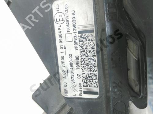 Left headlight CITROËN C3 II (SC_) 1.4 HDi 70 (SC8HZC, SC8HR0, SC8HP4) | BP38433115C28 - Image 4