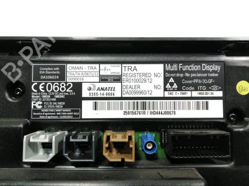 Display monitor RENAULT MEGANE III Hatchback (BZ0/1_, B3_) 1.6 dCi (BZ00, BZ12, BZ13) | BP28229813C48 