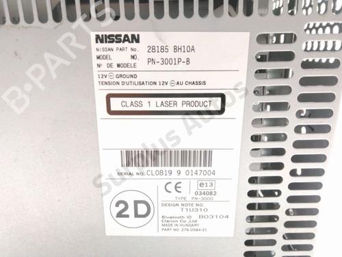 Radio NISSAN NOTE (E11, NE11) 1.5 dCi | BP28232180E6 