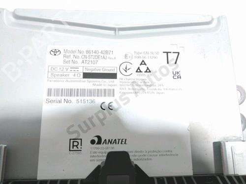 Radio TOYOTA RAV 4 V (_A5_, _H5_) 2.5 Hybrid (AXAH52) | BP32040670E6