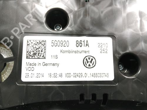 Instrument cluster VW GOLF VII (5G1, BQ1, BE1, BE2) 1.6 TDI | BP28230607C47