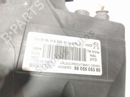 Right headlight PEUGEOT 3008 I MPV (0U_) 1.6 HDi | BP29496192C29 