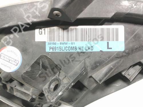 Left headlight HONDA CR-V III (RE_) 2.2 i-CTDi 4WD (RE6) | BP37787098C28 - Image 3
