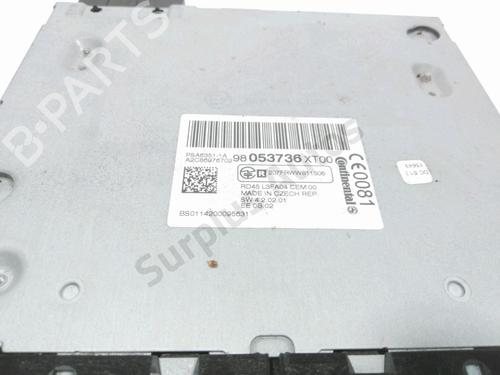 Bilradio CITROËN C3 II (SC_) 1.4 HDi 70 (SC8HZC, SC8HR0, SC8HP4) | BP28232344E6 