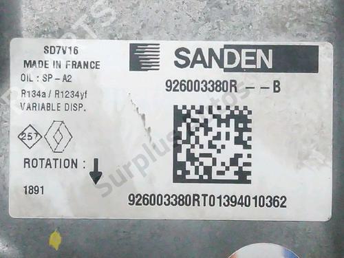AC compressor DACIA SANDERO III 1.0 TCe 110 | BP32153656M34  - Image 5