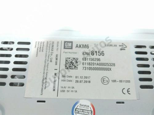 Radio OPEL KARL (C16) 1.0 | BP28232107E6