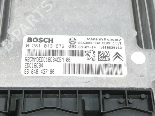 Engine control unit (ECU) CITROËN C5 III (RD_) 1.6 HDi 110 (RD9HZC) | BP30984622M57