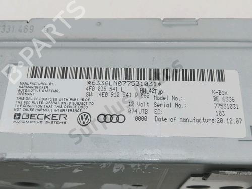 Radio AUDI A5 (8T3) 2.7 TDI | BP37770018E6 - Image 2