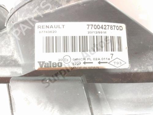 Right headlight RENAULT MEGANE I (BA0/1_) 1.4 16V (BA0D, BA1H, BA0W, BA10) | BP28266333C29 
