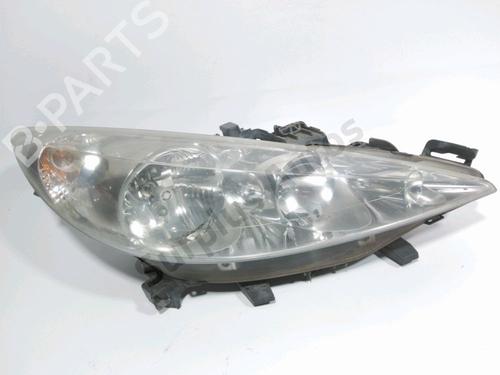 Used Right headlight Right headlight PEUGEOT 207 (WA_, WC_) 1.6 HDi (90 hp) 36519399 36519399