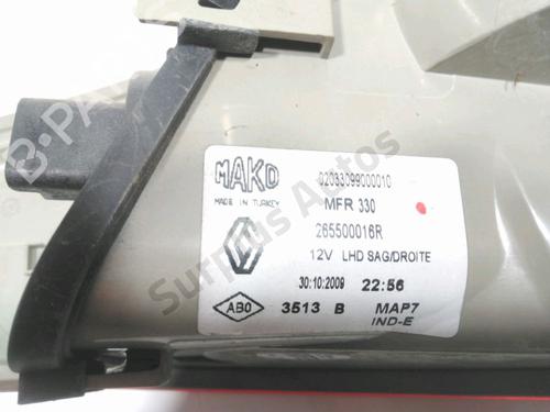 Højre baglygte RENAULT FLUENCE (L3_) 1.5 dCi (L30B) | BP28269031C35 