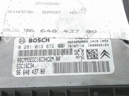 Engine control unit (ECU) CITROËN C4 I (LC_) 1.6 HDi | BP28573982M57 - Image 2