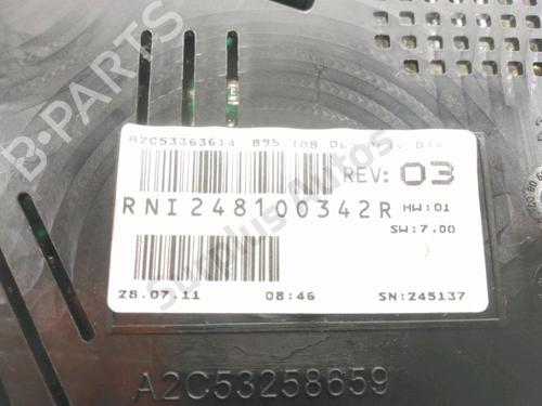 Instrument cluster RENAULT MEGANE III Grandtour (KZ0/1) 1.9 dCi (KZ0J, KZ0N, KZ1S) | BP28230939C47 