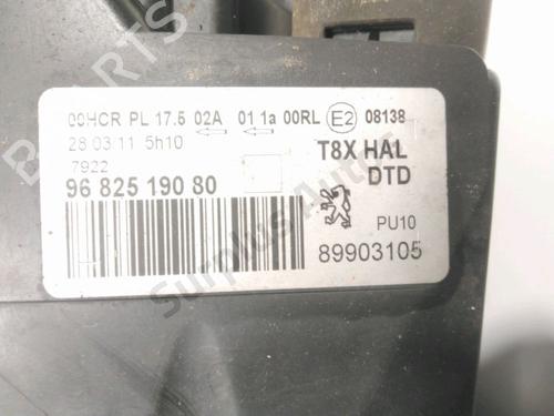 Right headlight PEUGEOT 3008 I MPV (0U_) 1.6 HDi | BP32280033C29