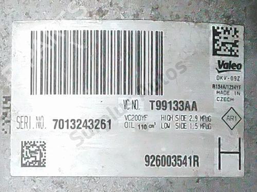 AC compressor DACIA SANDERO II TCe 90 (B8M1, B8MA, B8AC) | BP30896068M34 - Image 5