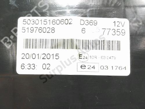 Instrument cluster OPEL COMBO Box Body/MPV (X12) 1.6 CDTI (B05) | BP37769192C47 - Image 3