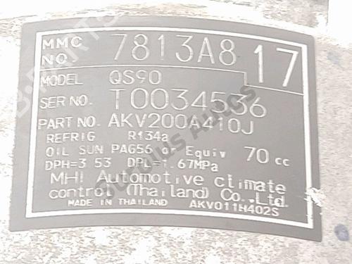 AC compressor CITROËN C4 AIRCROSS 1.6 HDi 115 AWC | BP33459352M34 - Image 5