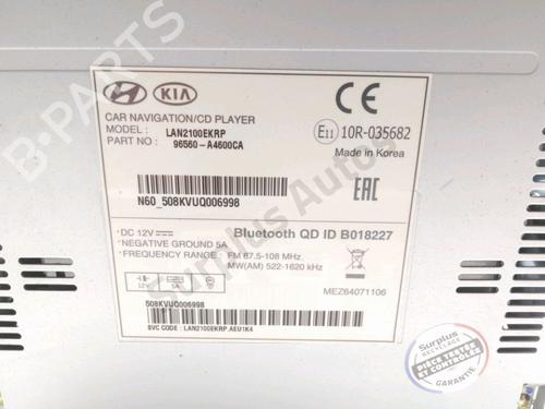 Radio KIA CARENS IV 1.7 CRDi | BP37769887E6 - Image 3