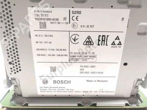 Radio SUZUKI IGNIS III (MF, FF) 1.2 Hybrid AllGrip (ATK412) | BP28231796E6 