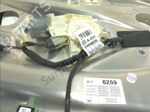Front left window mechanism MERCEDES-BENZ C-CLASS (W204) C 250 CDI (204.003) | BP37774353C22 - Image 2
