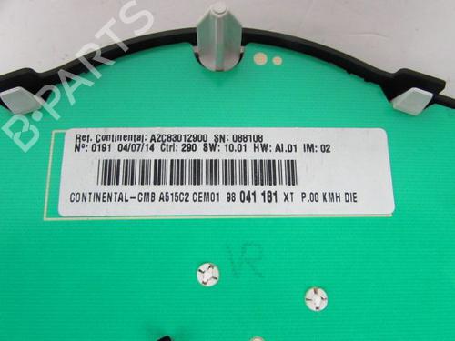Instrument cluster CITROËN C3 II (SC_) 1.6 HDi | BP28230138C47 