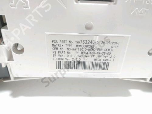 Instrument cluster PEUGEOT 508 I (8D_) 1.6 HDi | BP28230929C47 