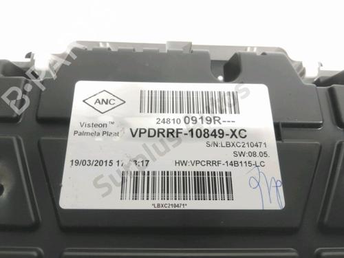 Instrument cluster RENAULT CAPTUR I (J5_, H5_) 1.5 dCi 90 (J5N4, J5M5, J5MW, J5M6, J5AL, J5AJ) | BP30086108C47 