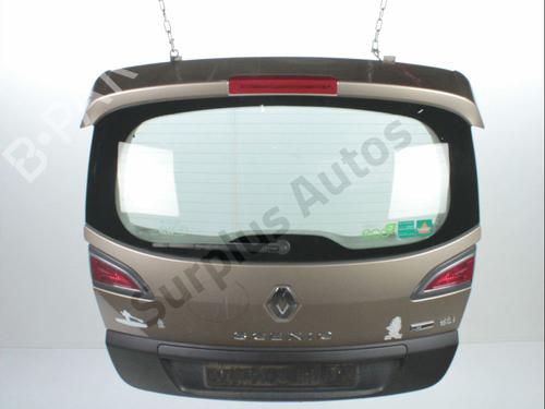 Used Tailgate RENAULT GRAND SCÉNIC III (JZ0/1_) 1.5 dCi (JZ09, JZ0D, JZ10, JZ14, JZ1G, JZ29, JZ2C) (110 hp) 28595633