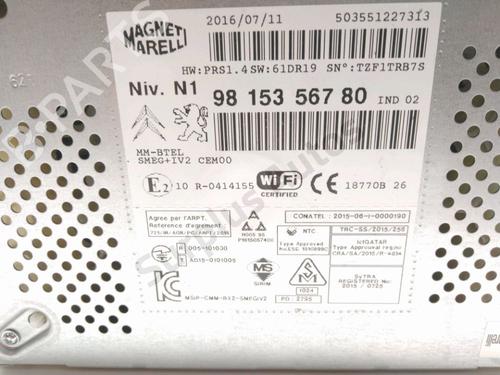 Radio PEUGEOT 208 I (CA_, CC_) 1.2 THP 110 | BP28232206E6 
