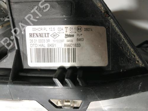 Right headlight RENAULT LAGUNA III (BT0/1) 1.5 dCi (BT00, BT0A, BT0T, BT1J) | BP28266252C29 