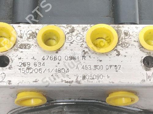 ABS pump RENAULT TWINGO III (BCM_, BCA_) 1.0 SCe 70 | BP39737309M43 - Image 5
