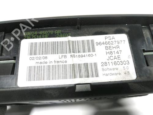 Climate control PEUGEOT 307 Break (3E) 1.6 HDi | BP28227620I5 