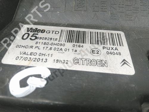 Left headlight CITROËN C1 (PM_, PN_) 1.0 | BP40214643C28 - Image 3