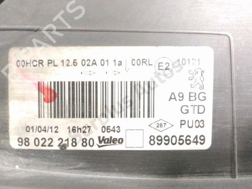 Left headlight PEUGEOT 208 I (CA_, CC_) 1.4 HDi | BP28266931C28 