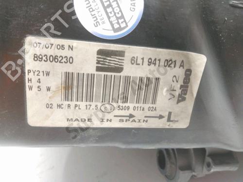 Left headlight SEAT IBIZA III (6L1) 1.9 SDI | BP28266866C28