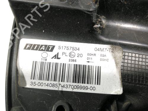 Right headlight FIAT BRAVO II (198_) 1.6 D Multijet (198AXH1B) | BP28266207C29 